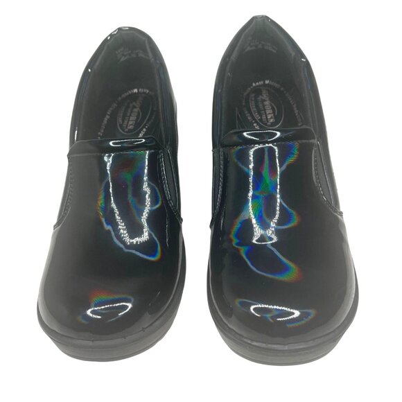 Easy Works By Easy Street Slip Resistant Black Clogs Shoes Womens 10M - Picture 8 of 9